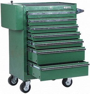 Wózek narzędziowy z wyposażeniem SATA 299 el.